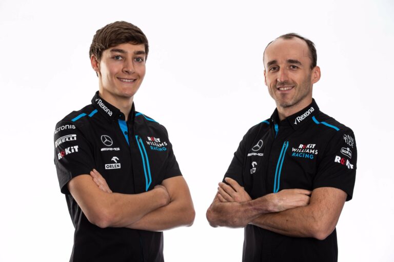 George russell Robert Kubica racingline. racinglinehu, racingline.hu, williams