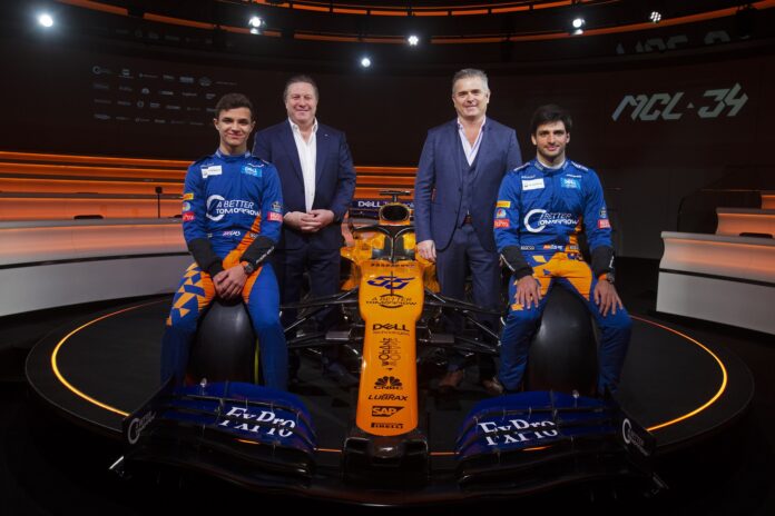 Lando Norris, Carlos Sainz, racingline. racinglinehu, racingline.huGil de Ferran, Zak Brown, mclaren