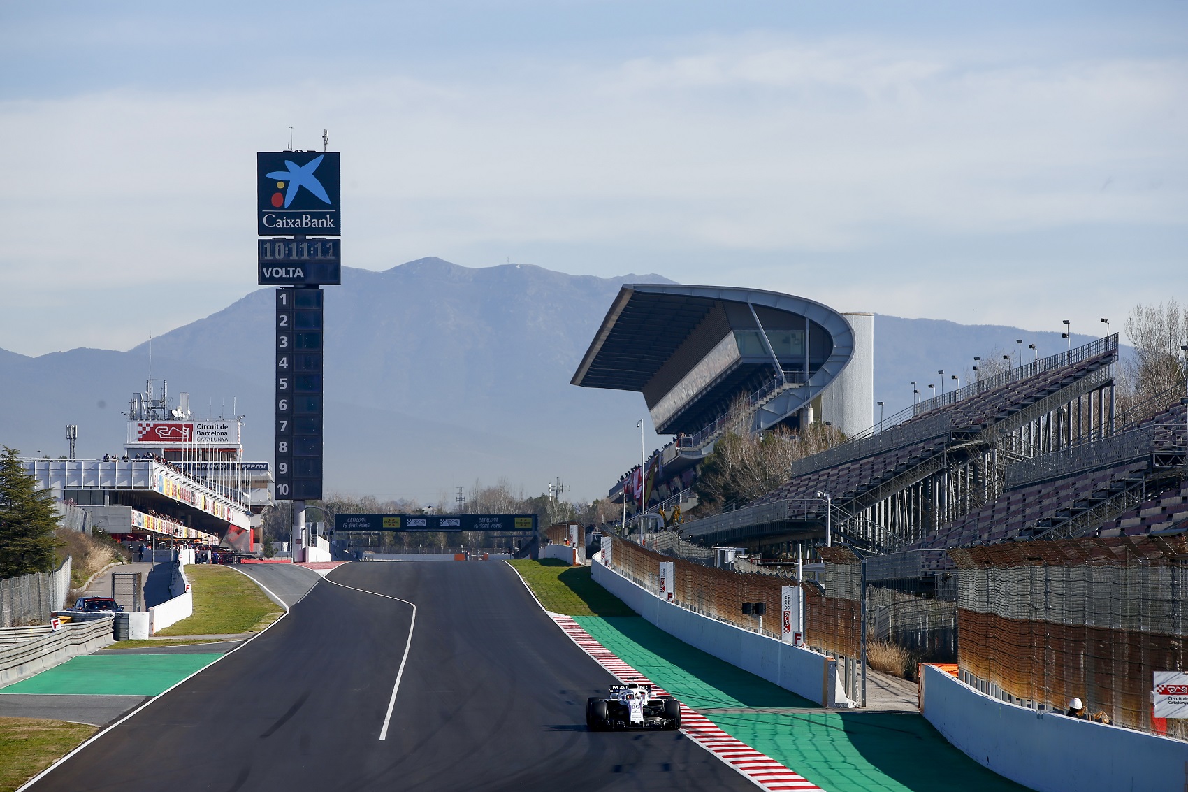 A 2019-es Williams autó ott sincs Barcelonában