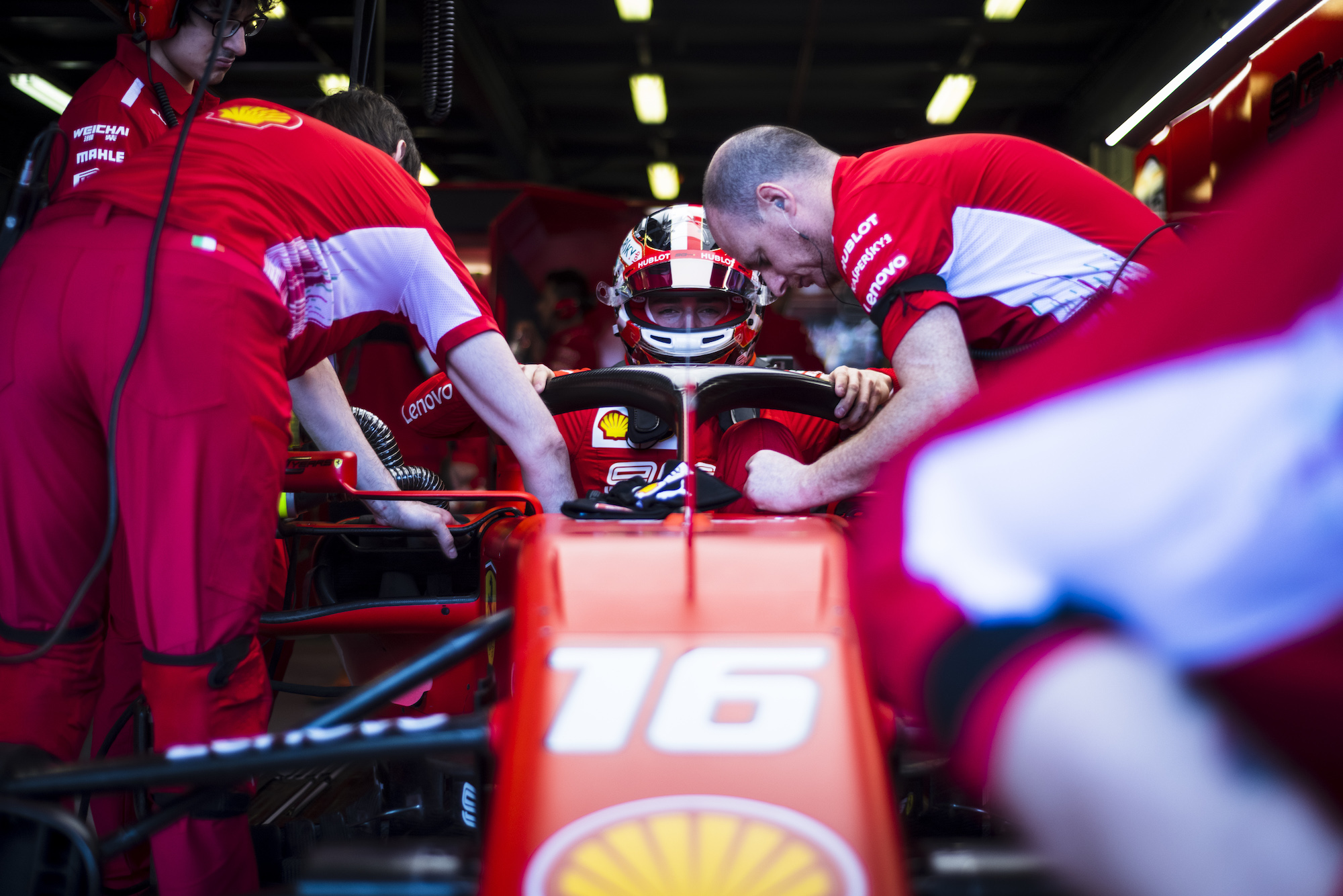 Leclerc, Ferrari, Racingline