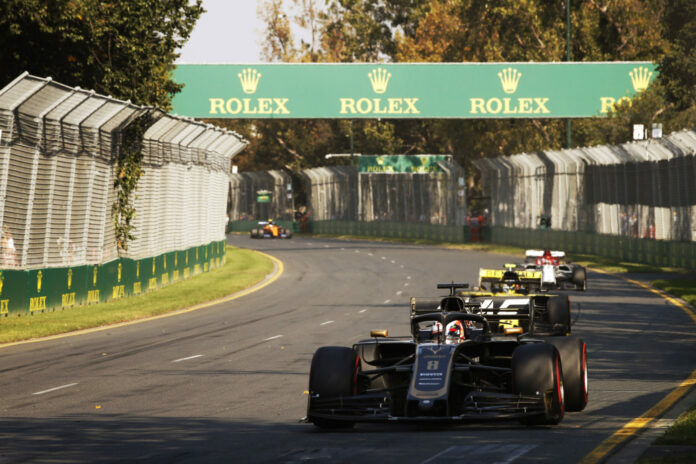 Grosjean, Haas, Melbourne