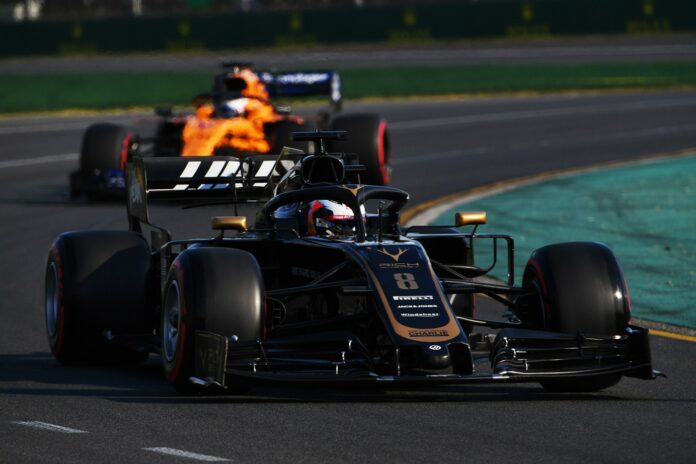 Grosjean, Haas, Melbourne