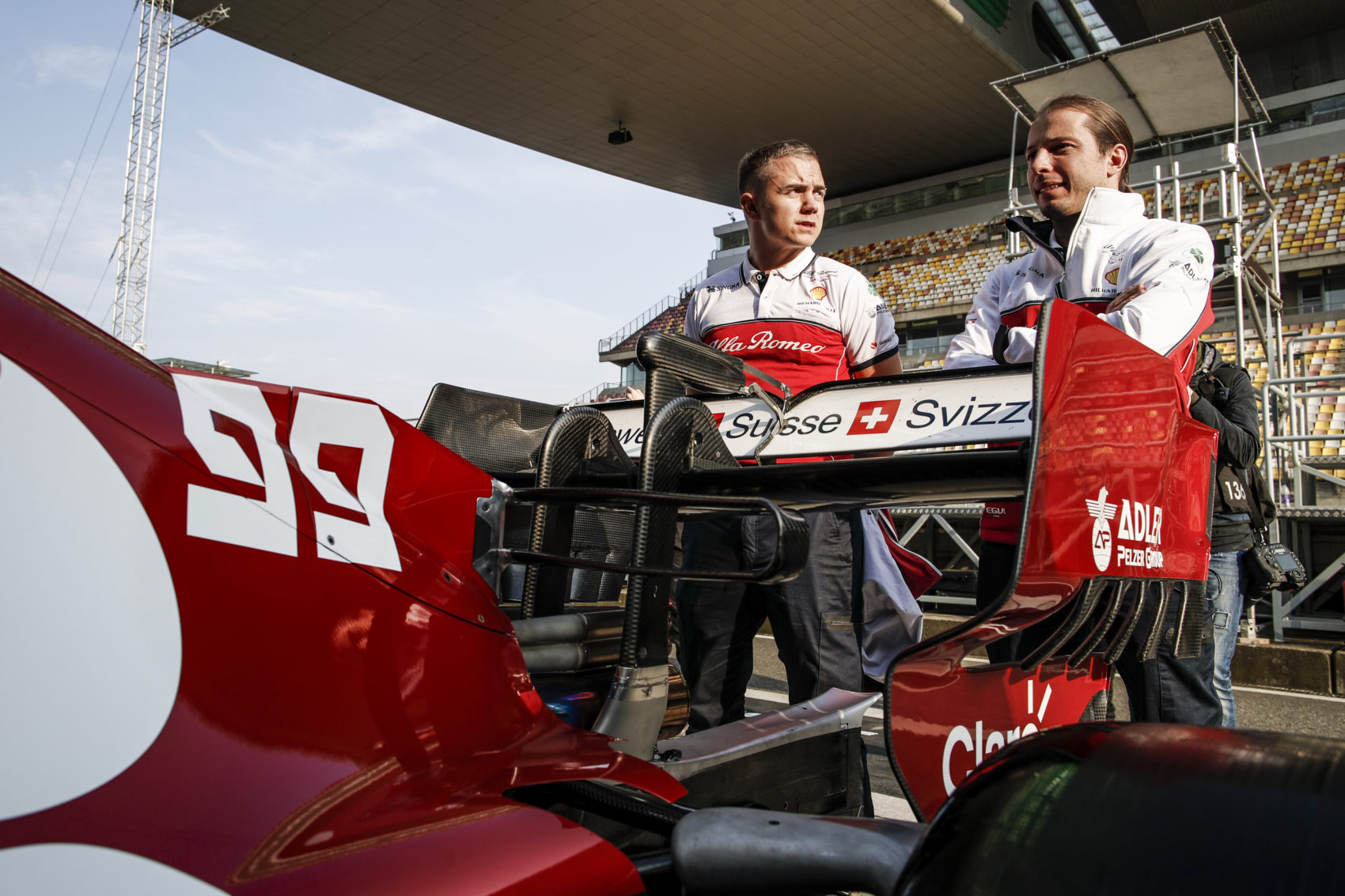 Giovinazzi autójában is egy henger ment tönkre