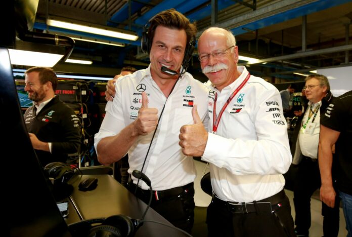Toto Wolff, Dieter Zetsche, Mercedes, racingline, racinglinehu, racingline.hu