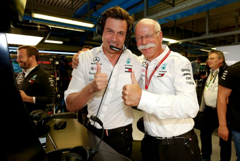 Toto Wolff, Dieter Zetsche, Mercedes, racingline, racinglinehu, racingline.hu
