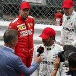 Sebastian Vettel, Lewis Hamilton, Valtteri Bottas., tv
