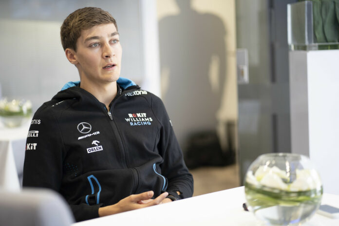 George Russell racingline, racinglinehu, racingline.hu