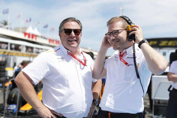 Zak Brown, McLaren, Andreas Seidl