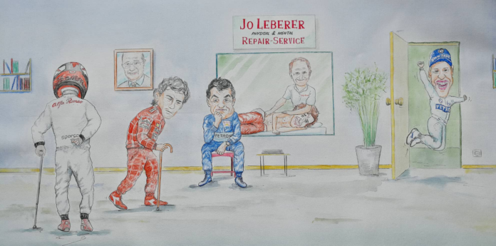 Rajz Jo Leberernek, alfa romeo racing