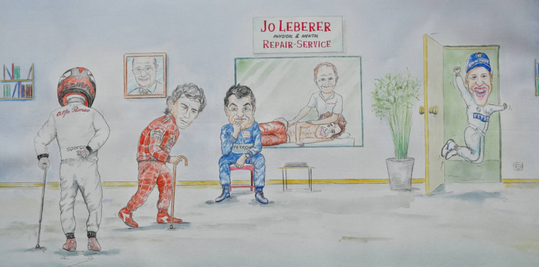 Rajz Jo Leberernek, alfa romeo racing