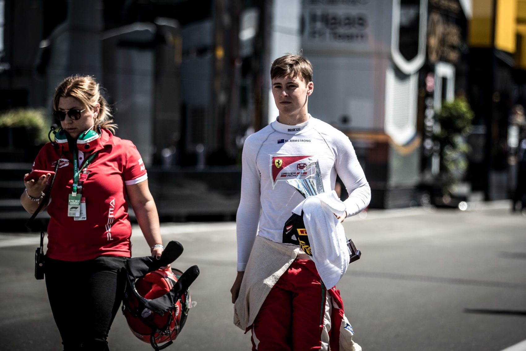 A Formula 3-ról és a räikkönenes sisakjáról is kérdeztük Marcus Armstrongot