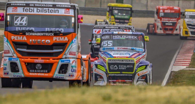 Steffi Halm, Adam Lacko, kamion, racingline.hu