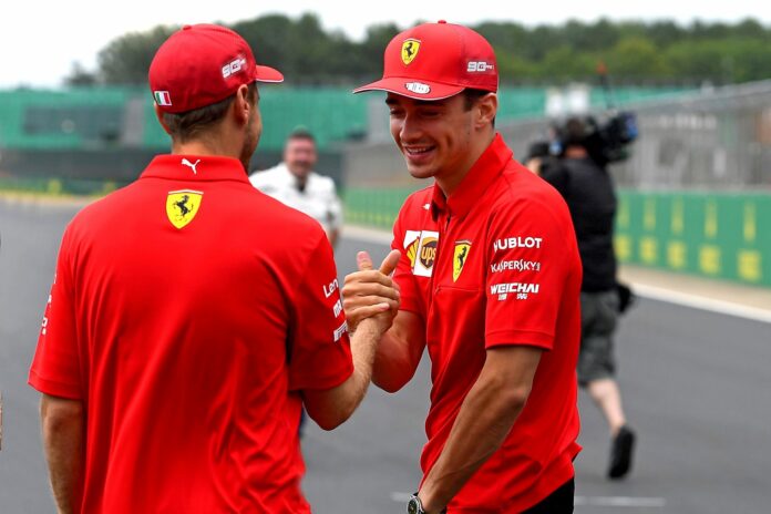 Sebastian Vettel, Charles Leclerc, racingline, racinglinehu, racingline.hu