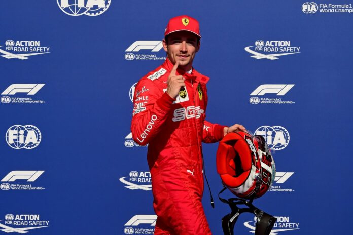 Charles Leclerc, Ferrari, racingline