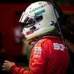 Sebastian Vettel, Ferrari, racingline