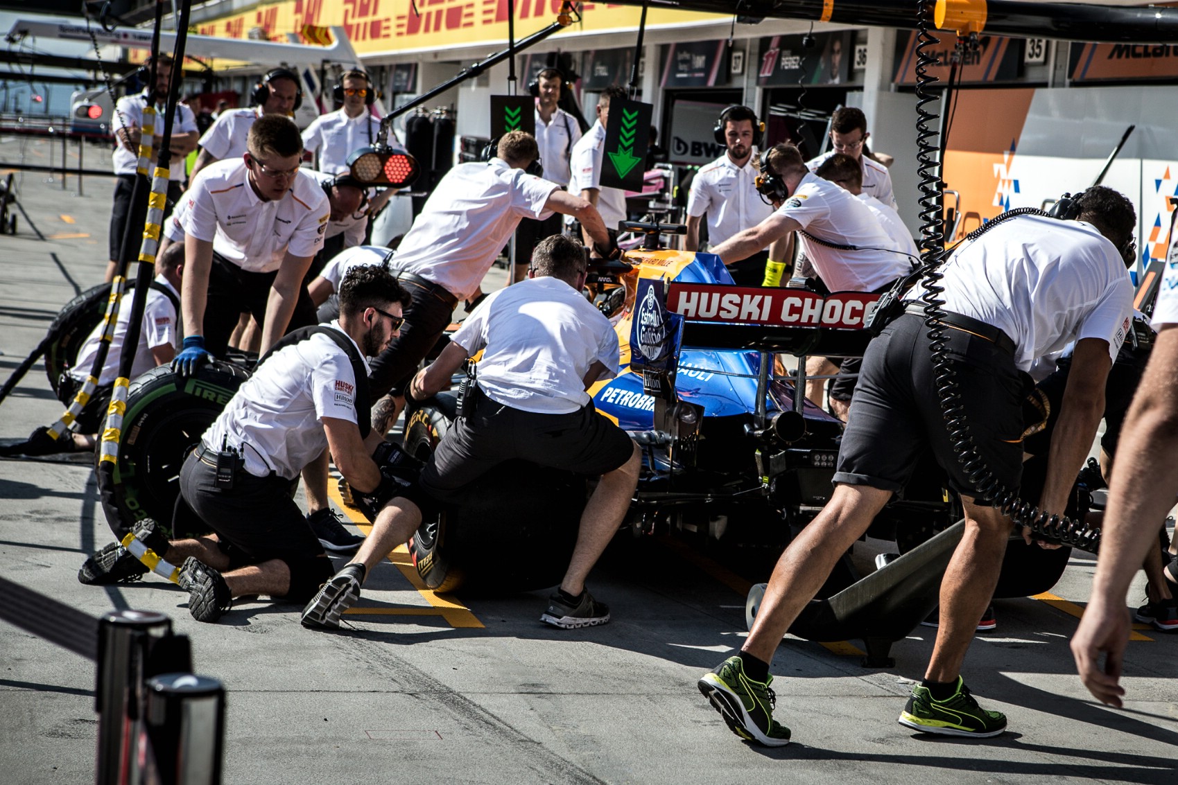McLaren pitstop
