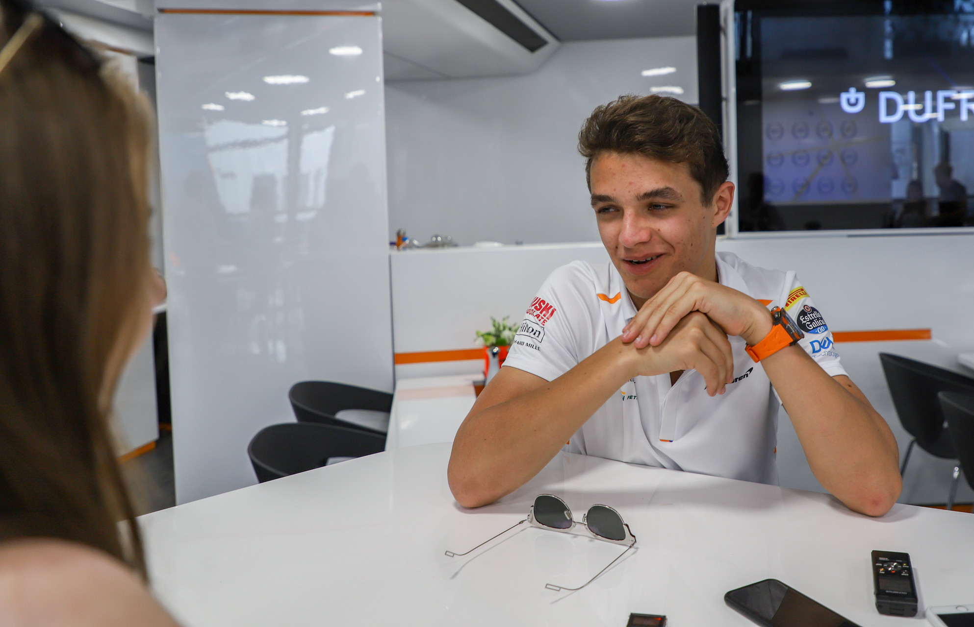 Fánkok, defekt, humor, tej, Lando Norris