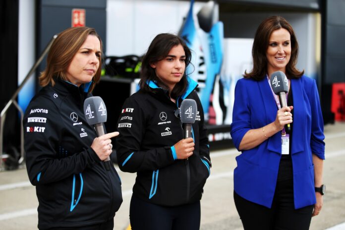 Claire Williams, Jamie Chadwick, Lee McKenzie