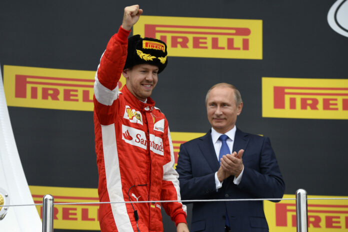 sebastian vettel, vlagyimir putyin, racingline.hu