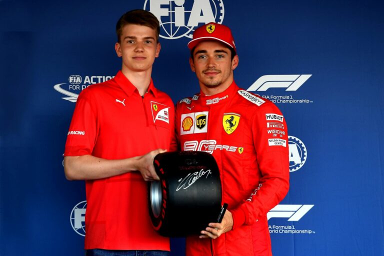 Charles Leclerc, Robert Shwartzman, racingline