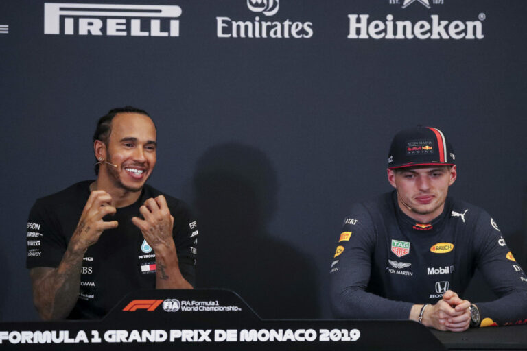 Verstappen, Hamilton, Racingline