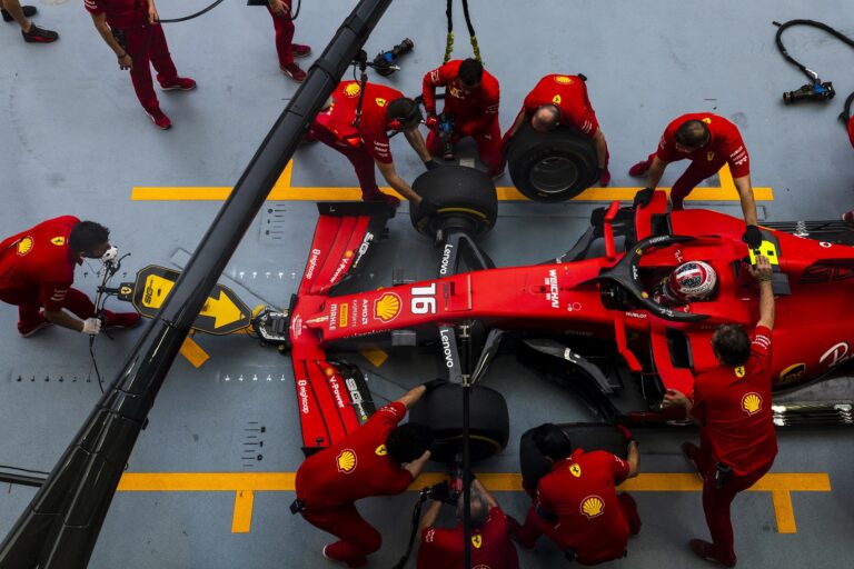 Charles Leclerc, Ferrari, racingline