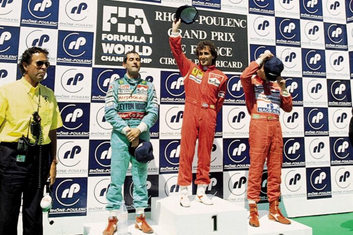 ivan capelli, alain prost, ayrton senna, racingline.hu