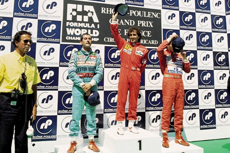 ivan capelli, alain prost, ayrton senna, racingline.hu