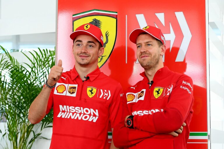 Sebastian Vettel, Charles Leclerc, Ferrari, racingline, racingline.hu, racinglinehu