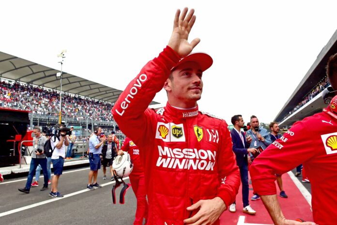 Charles Leclerc, Ferrari, racingline