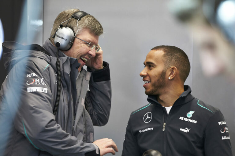 ross brawn, lewis hamilton, racingline.hu