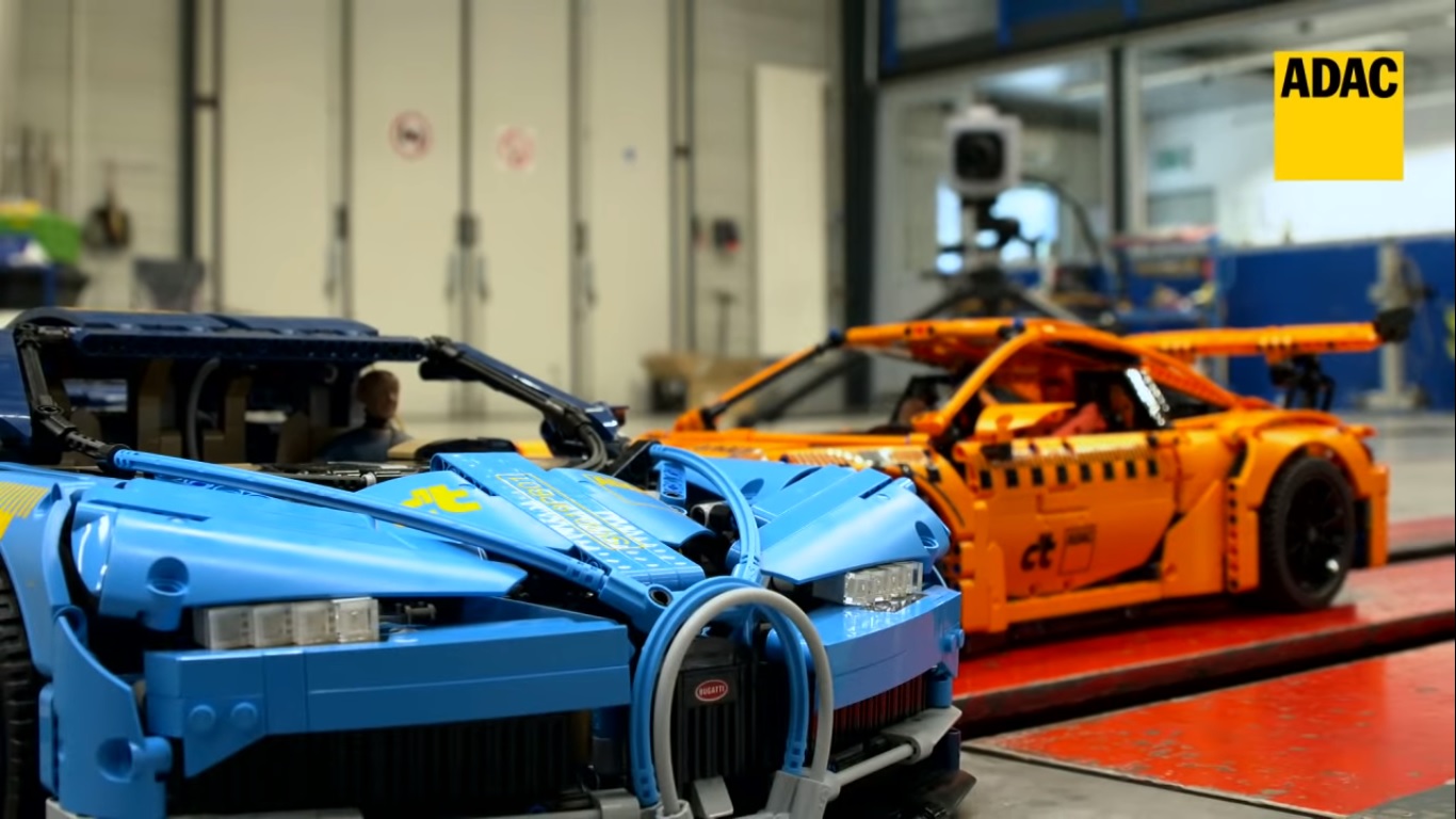 LEGO törésteszt: Bugatti vs. Porsche!