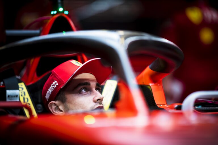 Charles Leclerc, Ferrari, racingline