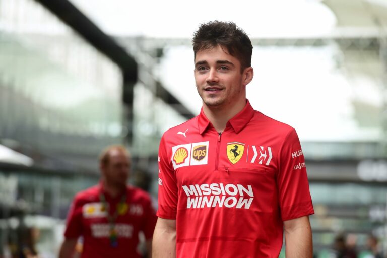 Charles Leclerc, Ferrari, racingline