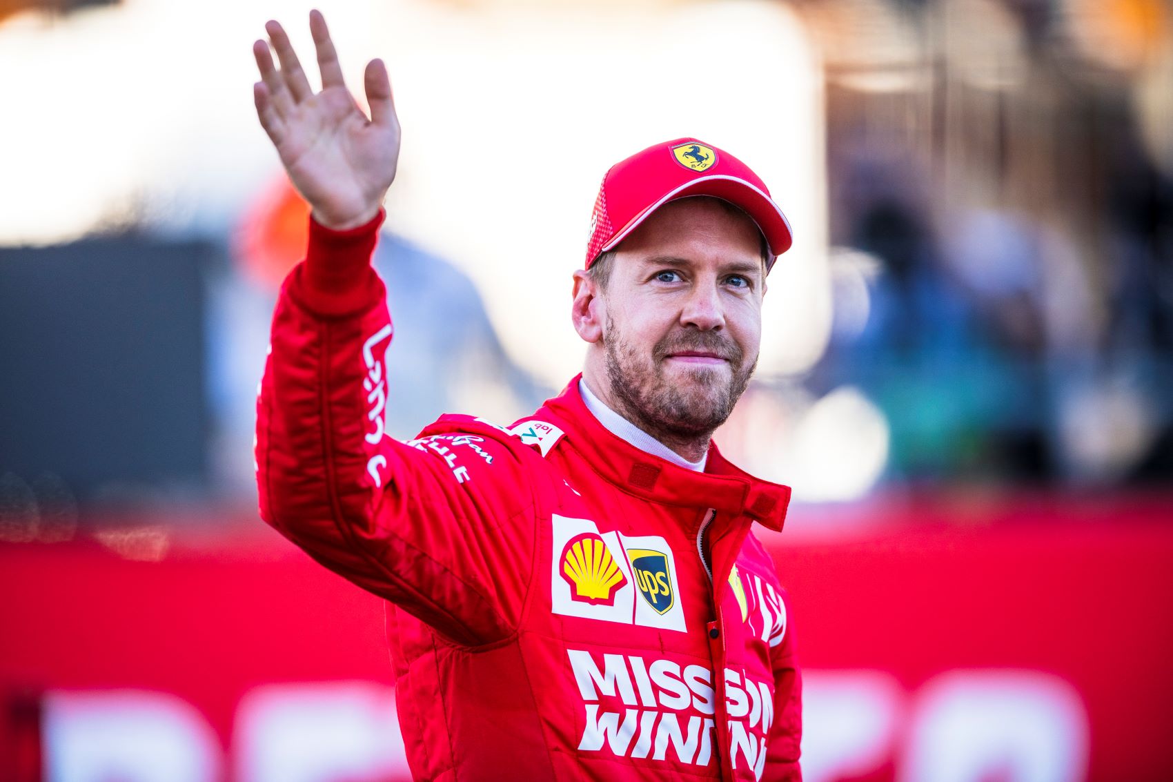 Sebastian Vettel, Ferrari, racingline