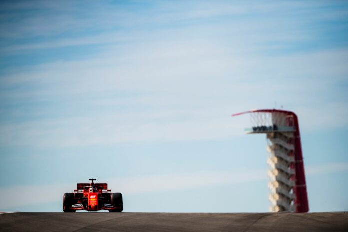 Sebastian Vettel, Ferrari, racingline