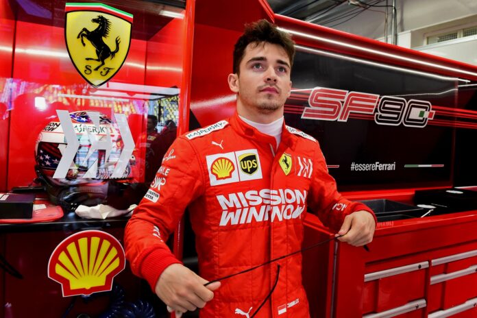 Charles Leclerc, Ferrari, racingline