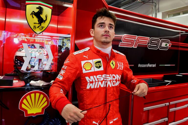 Charles Leclerc, Ferrari, racingline