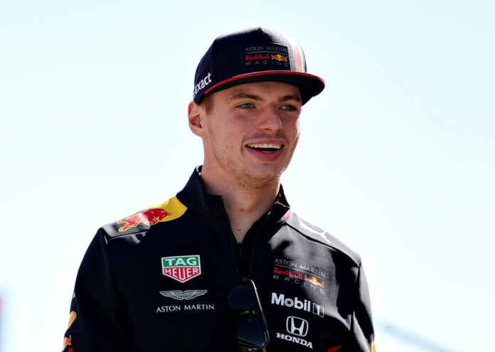 Verstappen, racingline