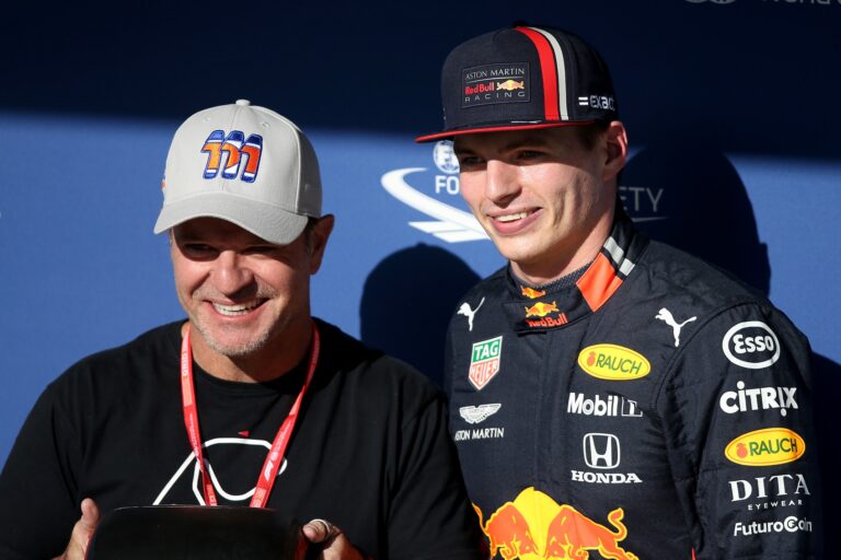 rubens barrichello, max verstappen, racingline.hu