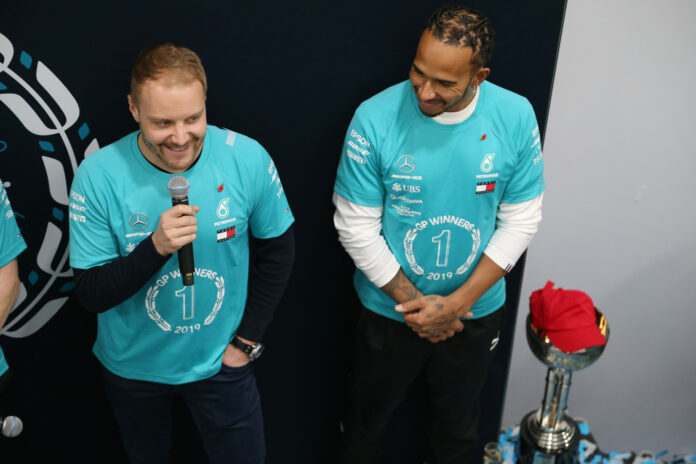 Hamilton, Bottas, Häkkinen Racingline