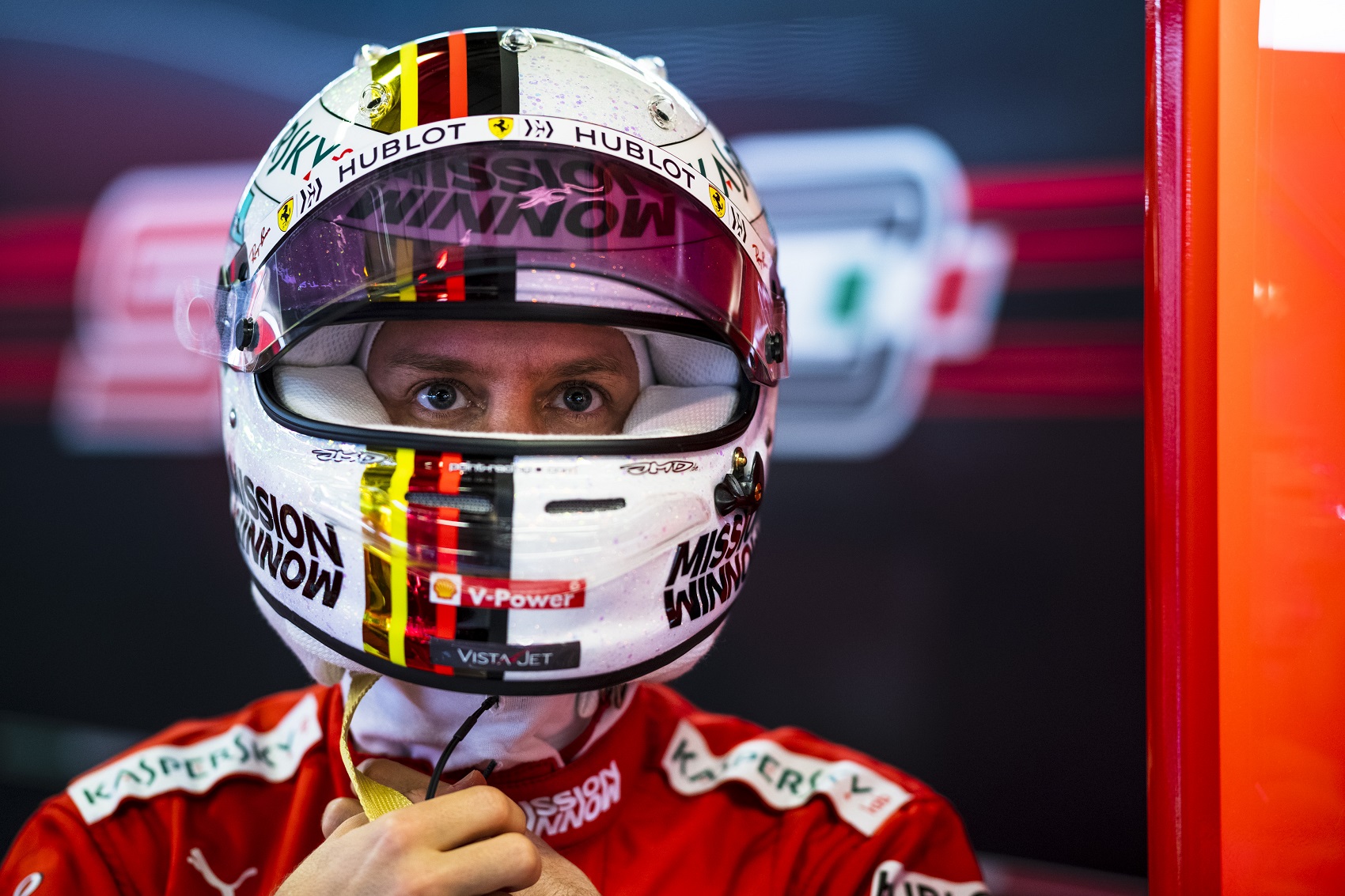 Vettel, racingline