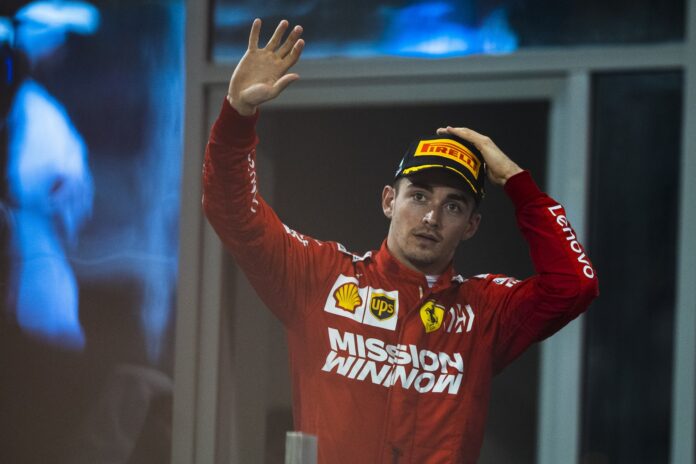 Charles Leclerc, Ferrari, racingline