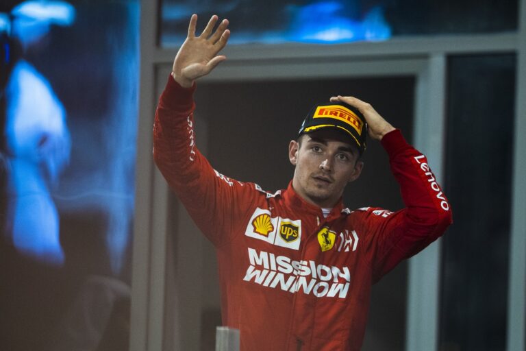 Charles Leclerc, Ferrari, racingline