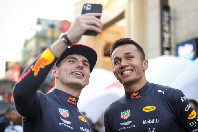 Max Verstappen, Alex Albon, Red Bull, racingline
