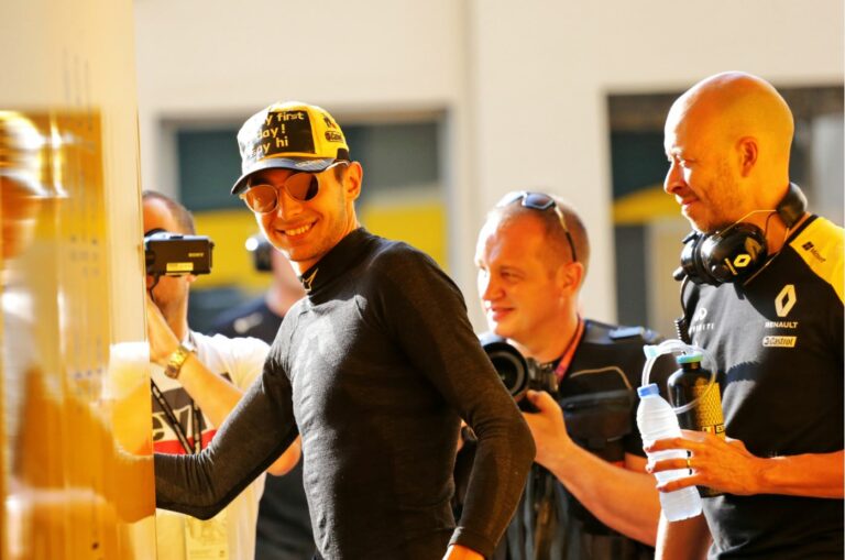 Esteban Ocon, Renault, racingline