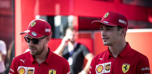 Vettel, Leclerc, racingline, binotto