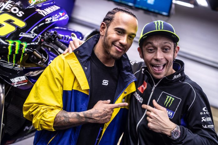 valentino rossi, lewis hamilton, racingline.hu