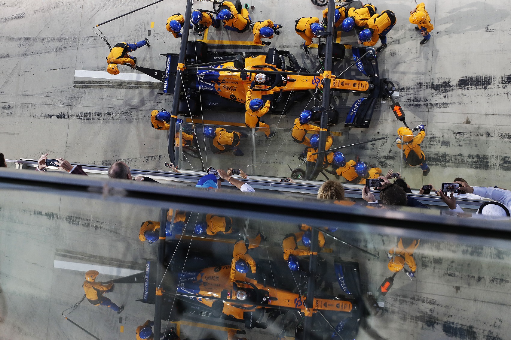 McLaren, pit, boxkiállás