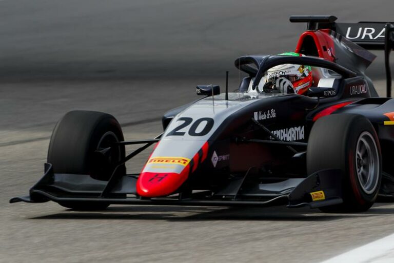 Formula 2, Hitech Gp, racingline